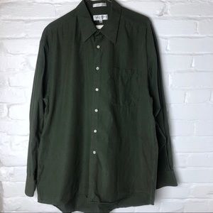 Dark green Christian Dior dress shirt